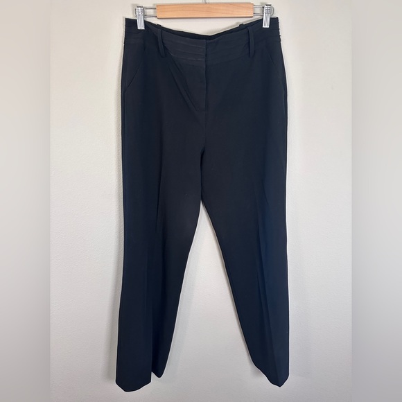 Larry Levine Pants - Vintage Larry Levine Women’s Stretch Black Trouser Dress pants wide leg size 12